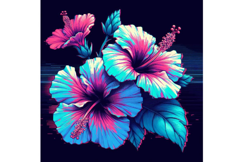 12-illustration-hibiscus-in-glitset