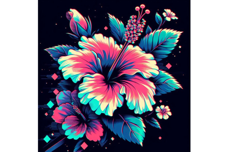 12-illustration-hibiscus-in-glitset