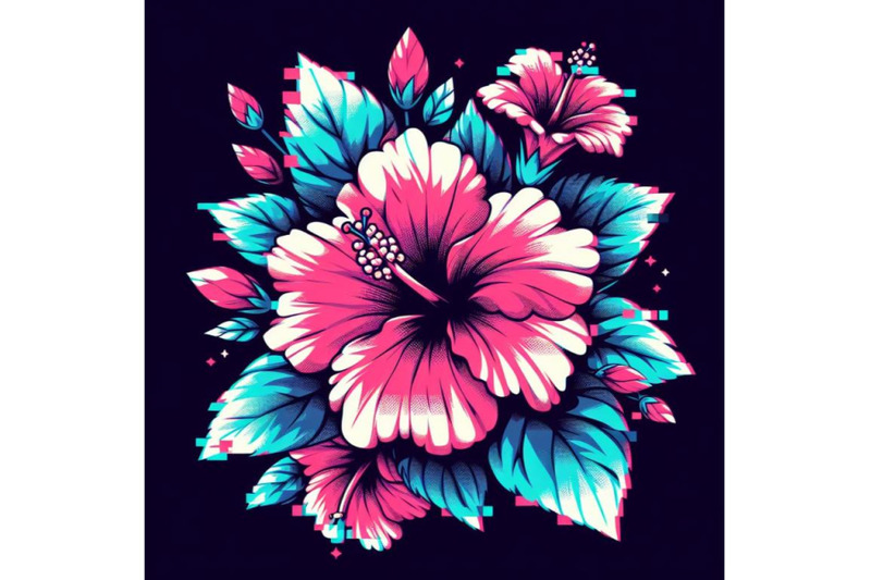 12-illustration-hibiscus-in-glitset