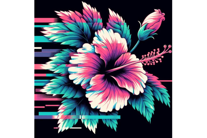 12-illustration-hibiscus-in-glitset