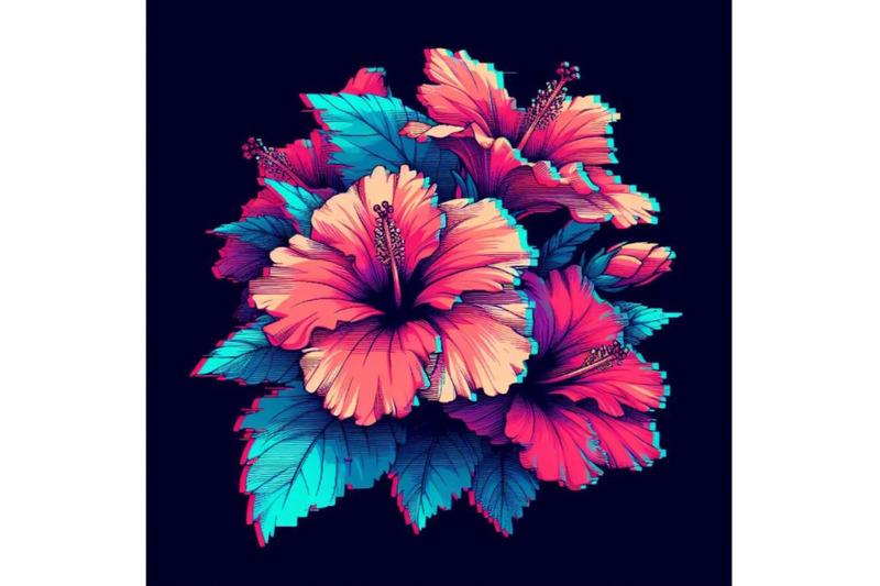 12-illustration-hibiscus-in-glitset