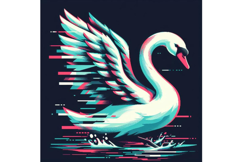 12-illustration-swan-in-glitch-aset