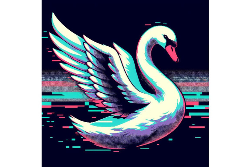 12-illustration-swan-in-glitch-aset