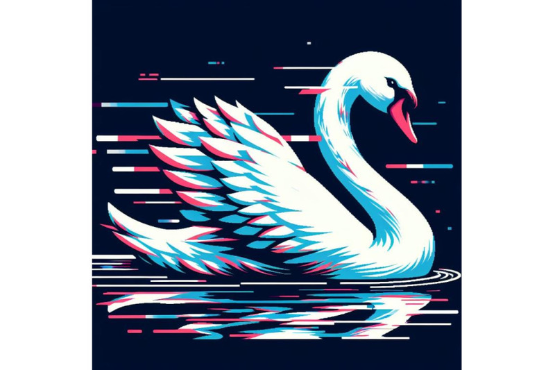 12-illustration-swan-in-glitch-aset