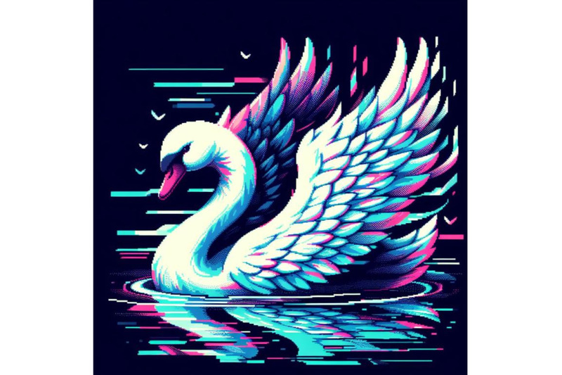 12-illustration-swan-in-glitch-aset