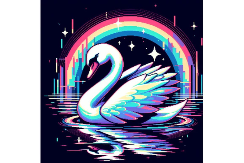 12-illustration-swan-in-glitch-aset