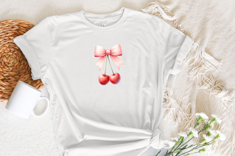 cherry-bow-png-trendy-coquette-valentine-design-pink-ribbon-aesthetic-girly-sublimation-digital-download-shirt-design-bows-and-cherries