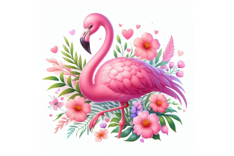 12-pink-flamingo-with-flowers-dset