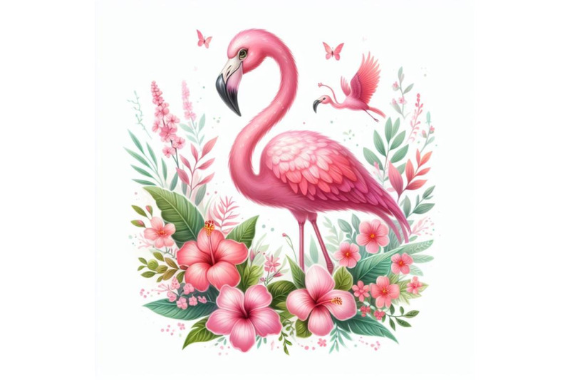 12-pink-flamingo-with-flowers-dset