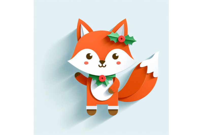 12-vector-cute-christmas-paper-cset