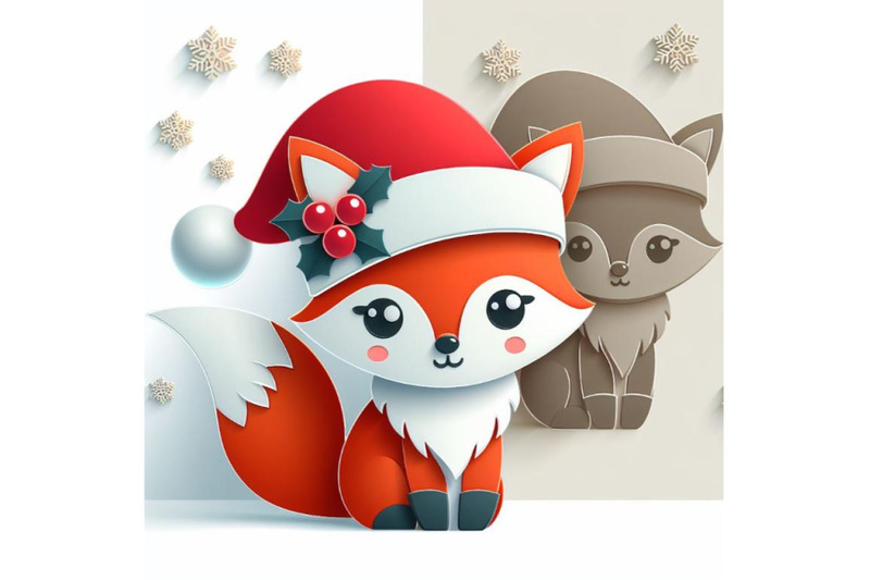 12-vector-cute-christmas-paper-cset