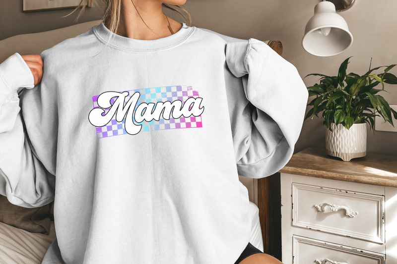 retro-checkered-mama-png-trendy-t-shirt-design-distressed-mama-sublimation-mother-039-s-day-gift-neutral-aesthetic