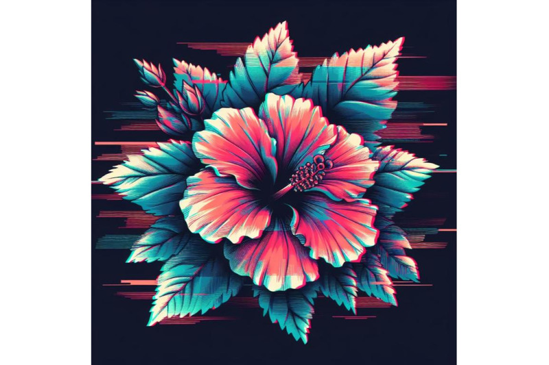 12-illustration-hibiscus-in-glitset