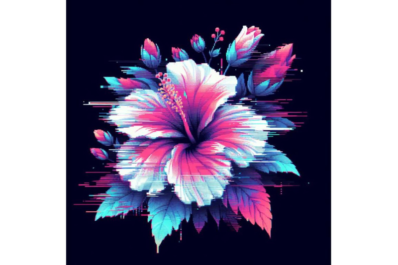 12-illustration-hibiscus-in-glitset