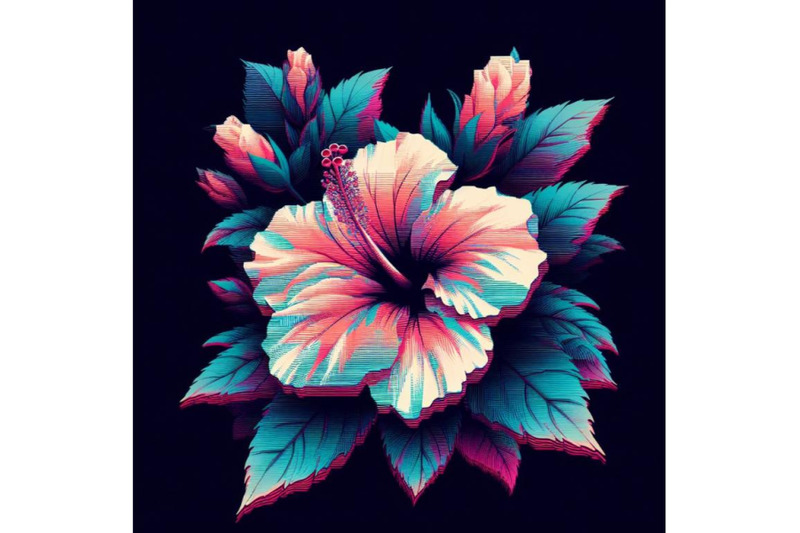 12-illustration-hibiscus-in-glitset