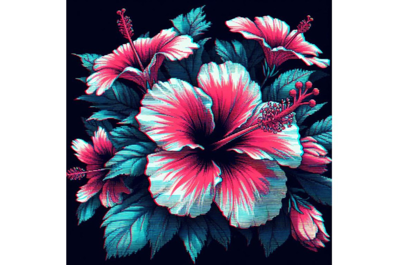 12-illustration-hibiscus-in-glitset