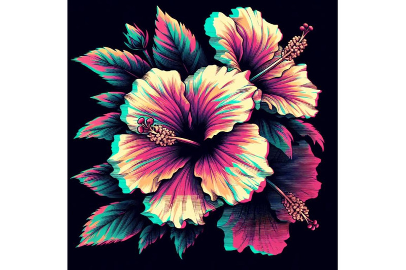 12-illustration-hibiscus-in-glitset