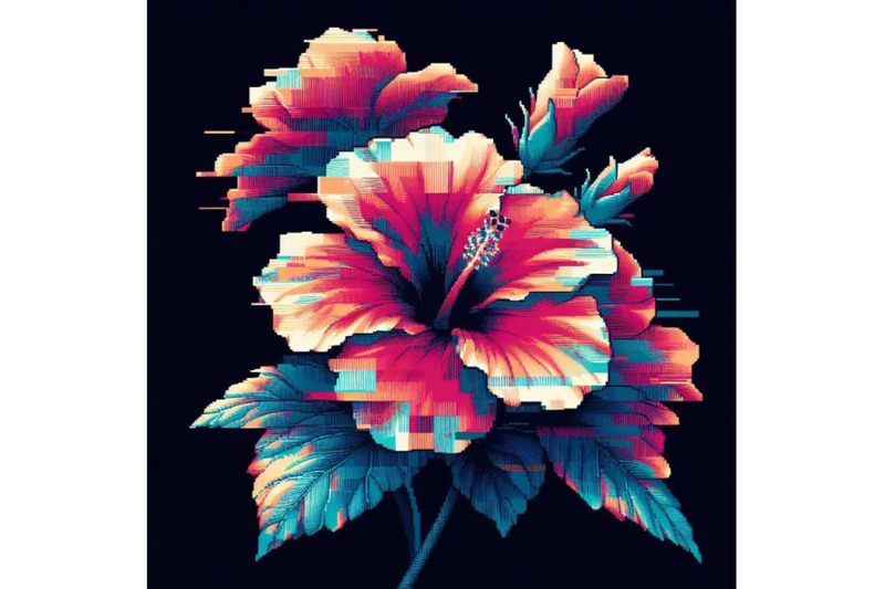 12-illustration-hibiscus-in-glitset