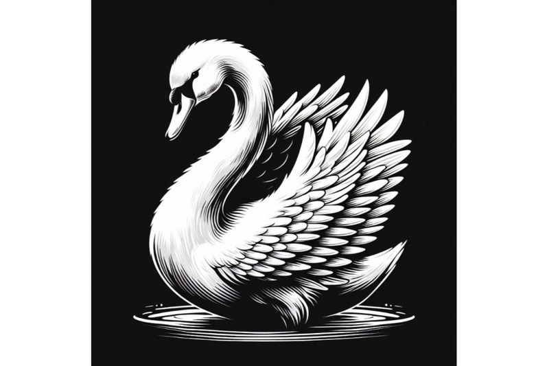12-white-swan-with-long-plumagset