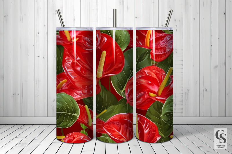 red-anthurium-flowers-digital-papers