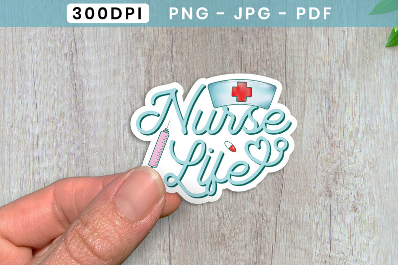 printable-nurse-life-sticker