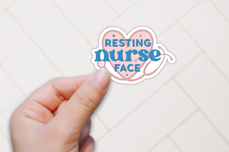 resting-nurse-face-nurse-sticker-png