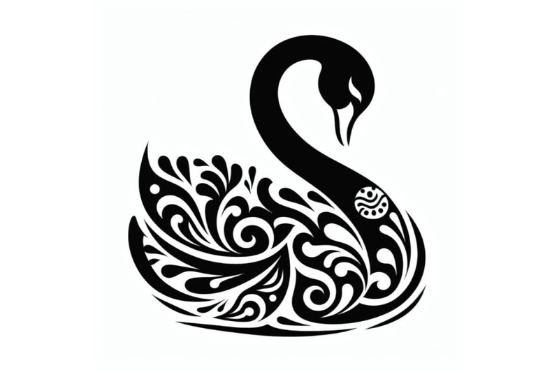 12-black-and-white-swan-with-bundle