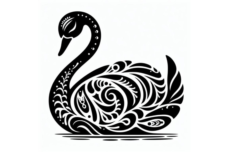 12-black-and-white-swan-with-bundle