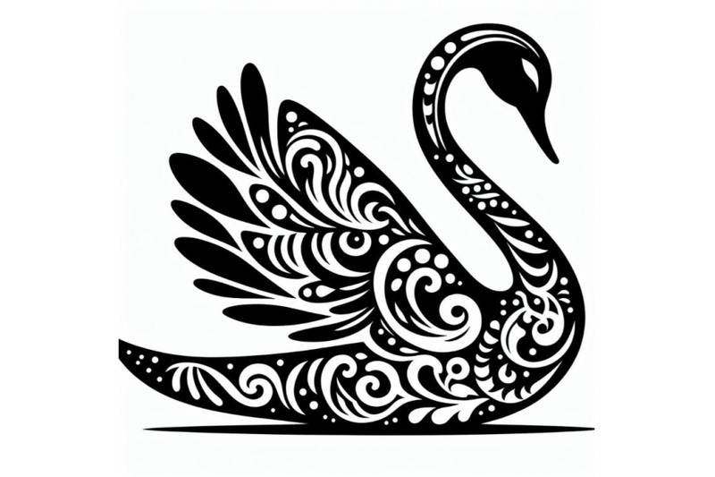 12-black-and-white-swan-with-bundle