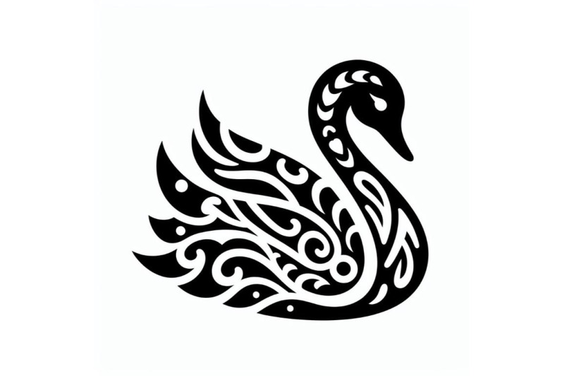 12-black-and-white-swan-with-bundle