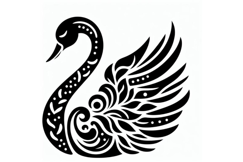 12-black-and-white-swan-with-bundle