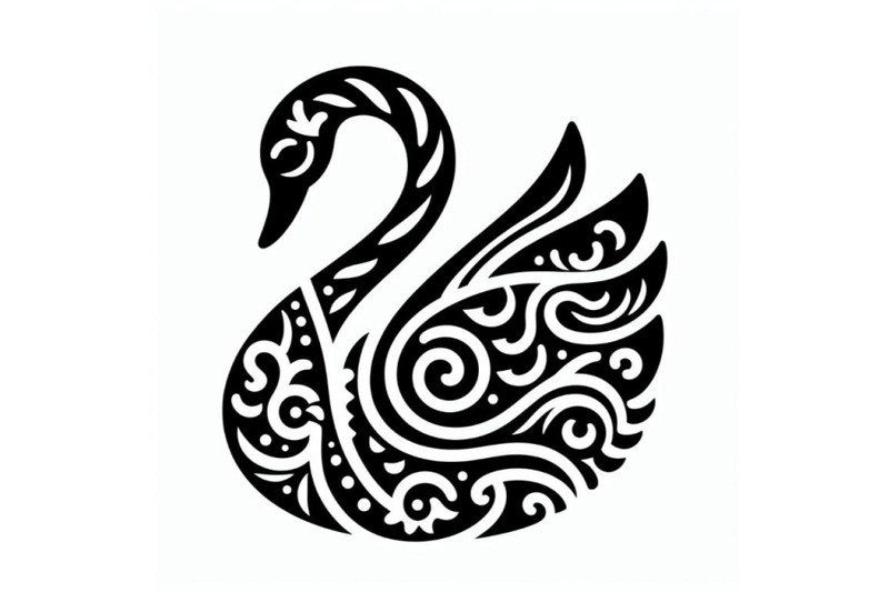 12-black-and-white-swan-with-bundle