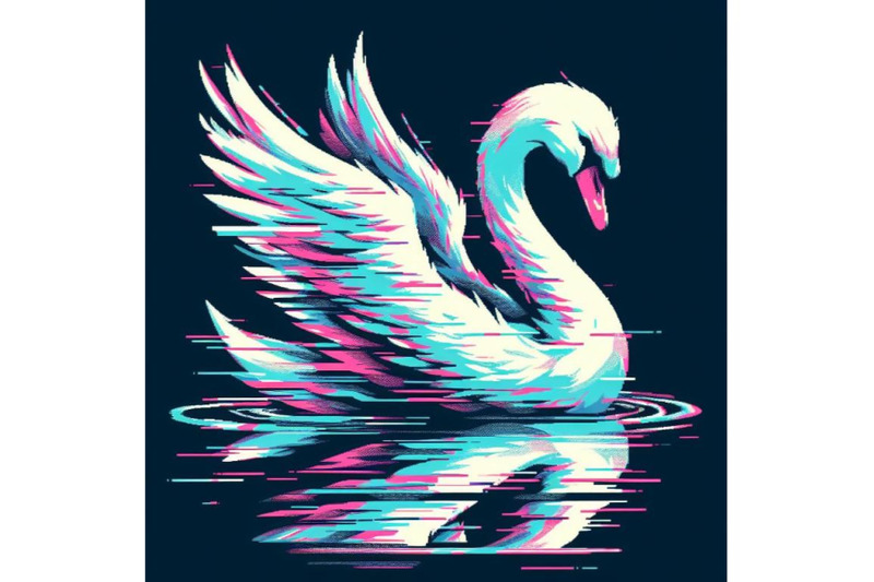 12-illustration-swan-in-glitchset