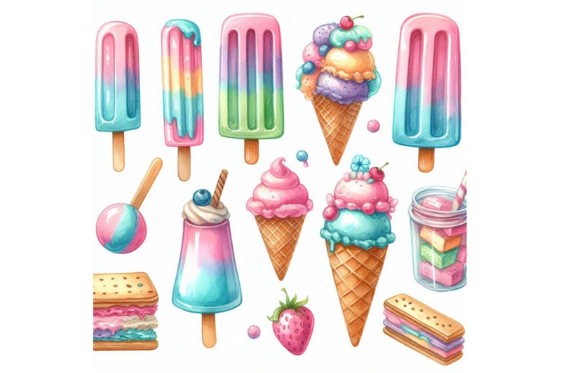 12-watercolor-frozen-sweets-bundle