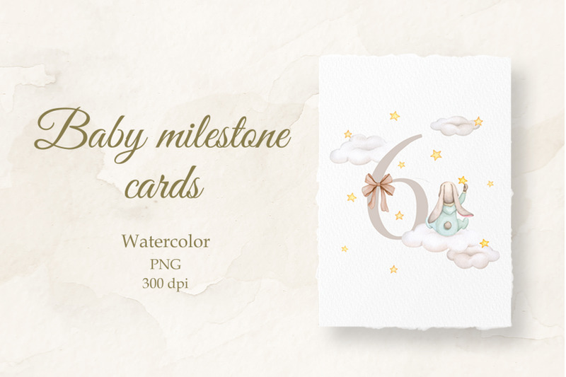 baby-milestone-card-watercolor-6-months