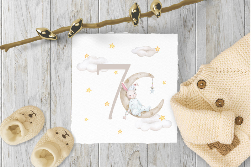 baby-milestone-card-watercolor-7-months