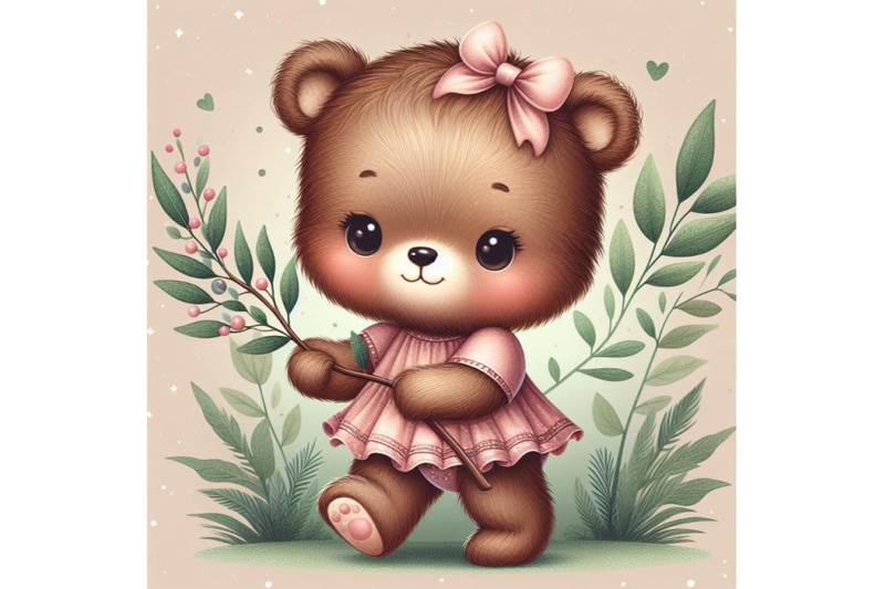 12-baby-bear-holding-tree-leafset