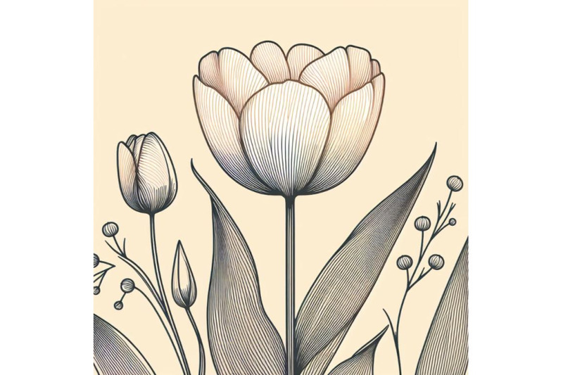 12-tulip-contour-drawing-minimalbundle