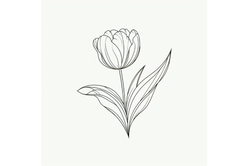 12-tulip-contour-drawing-minimalbundle