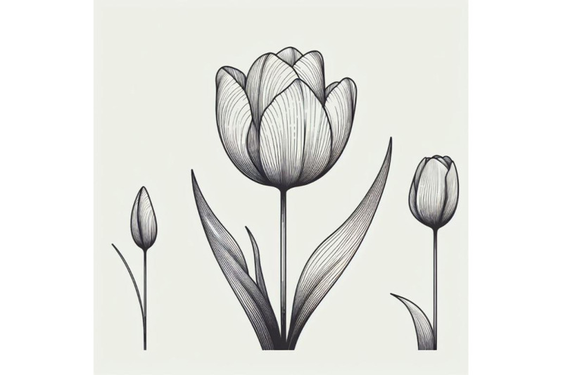 12-tulip-contour-drawing-minimalbundle