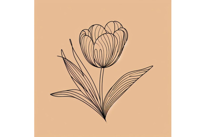 12-tulip-contour-drawing-minimalbundle