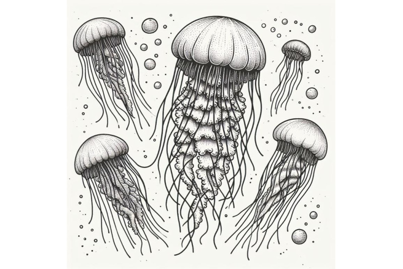 12-jellyfish-line-art-style-han-bundle