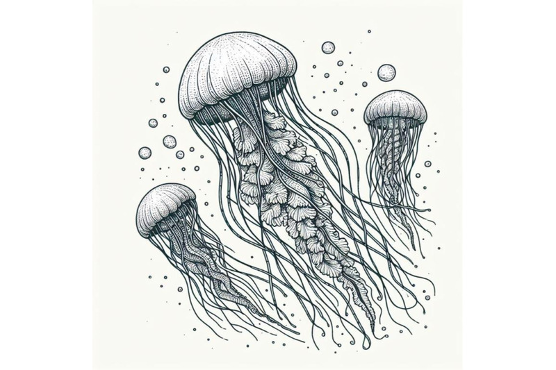 12-jellyfish-line-art-style-han-bundle