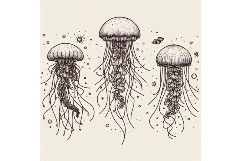 12-jellyfish-line-art-style-han-bundle