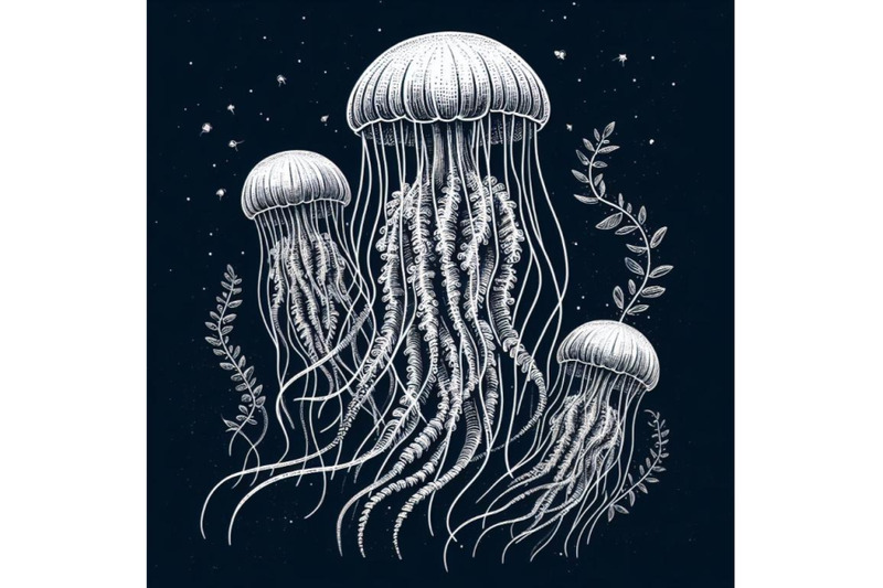 12-jellyfish-line-art-style-han-bundle