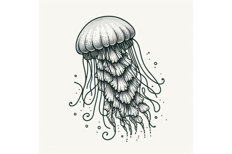 12-jellyfish-line-art-style-han-bundle