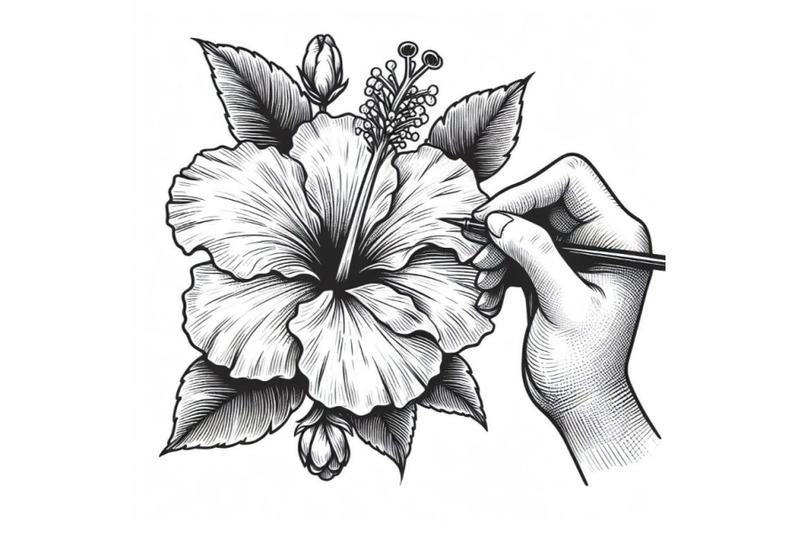 12-hand-drawing-hibiscus-flower-bundle