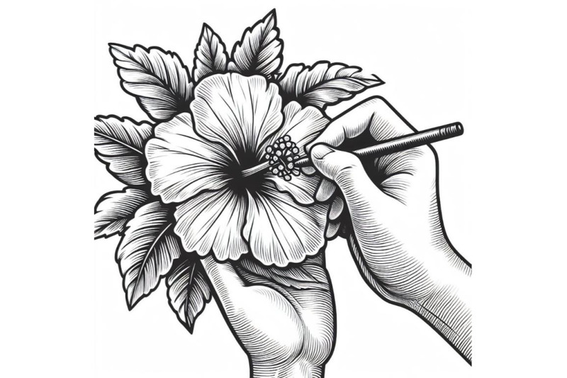 12-hand-drawing-hibiscus-flower-bundle