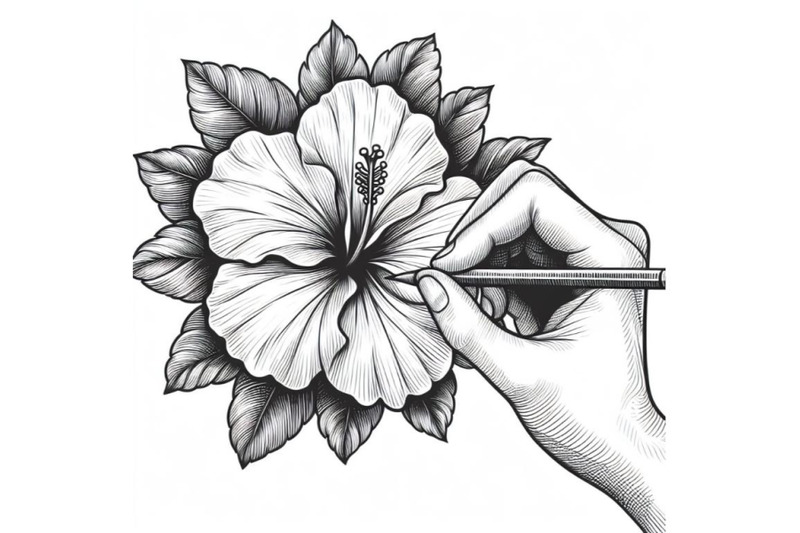 12-hand-drawing-hibiscus-flower-bundle