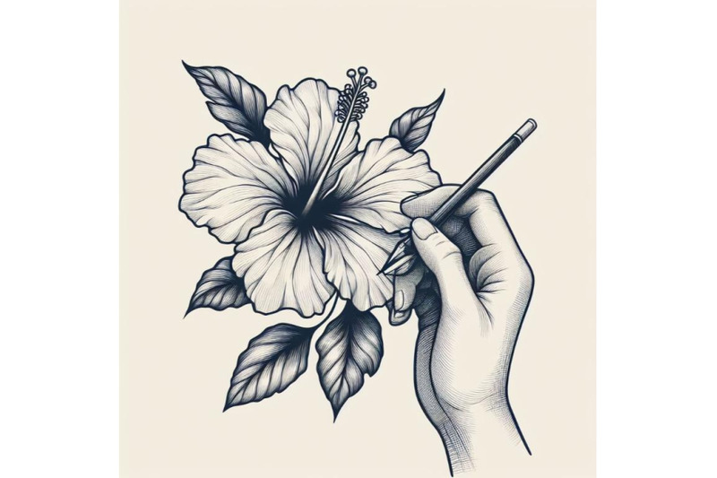 12-hand-drawing-hibiscus-flower-bundle